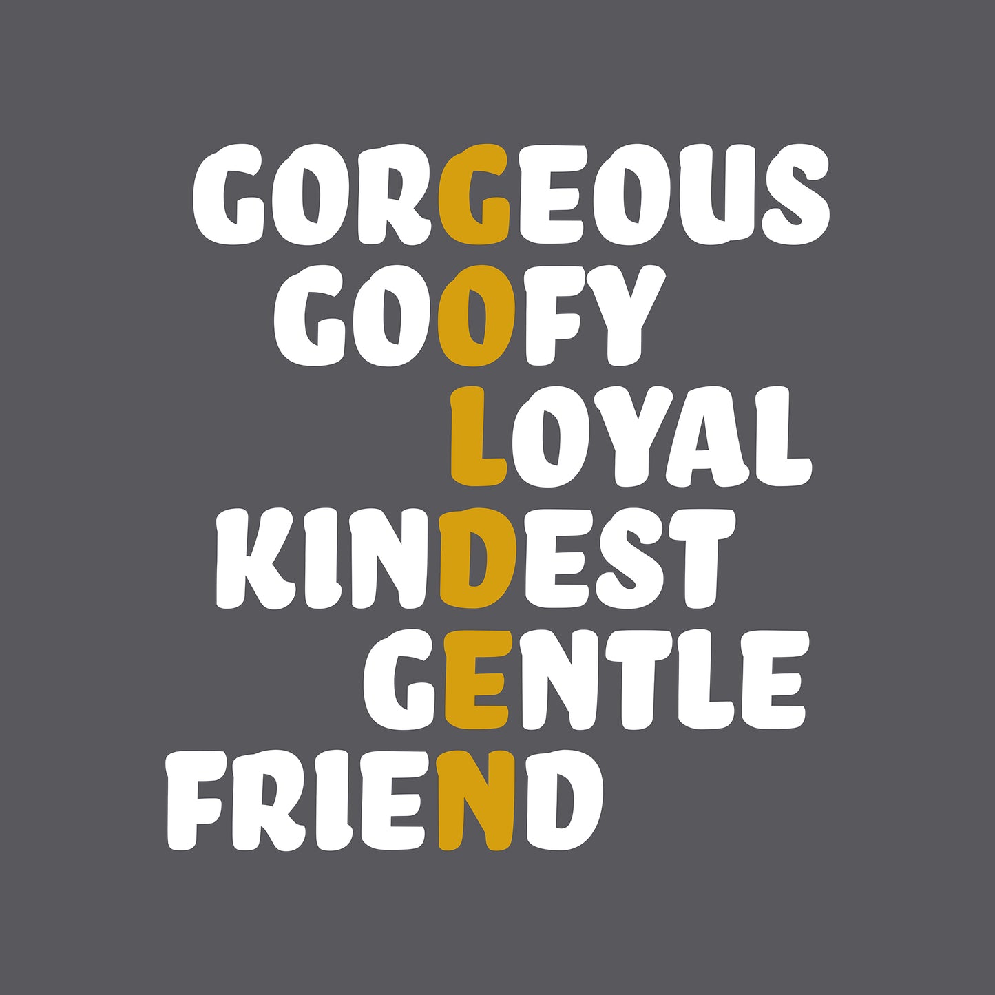 T-shirt - Golden