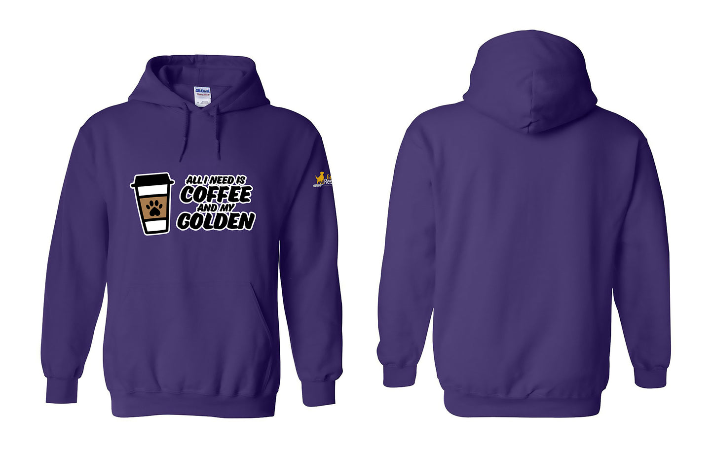 Hoodie - Coffee & Golden