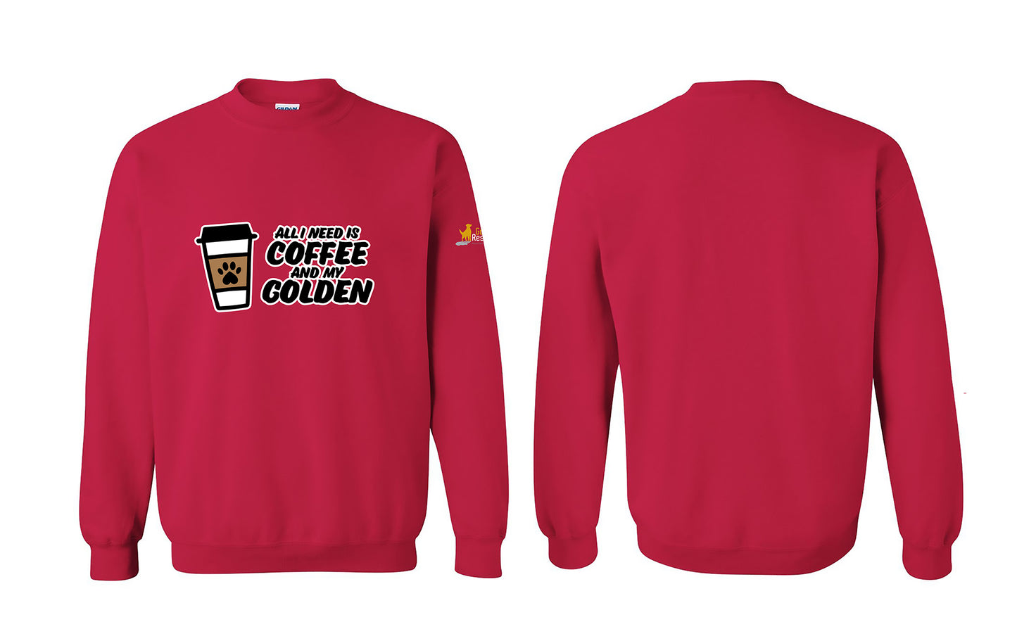 Sweatshirt - Coffee & Golden