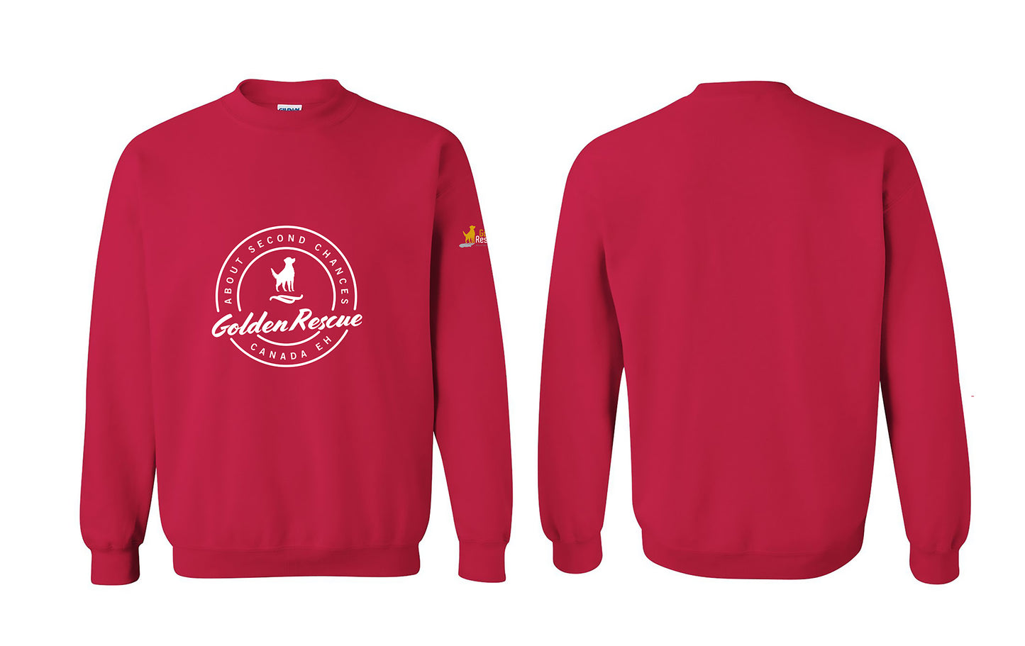 Sweatshirt - Golden Rescue Crest