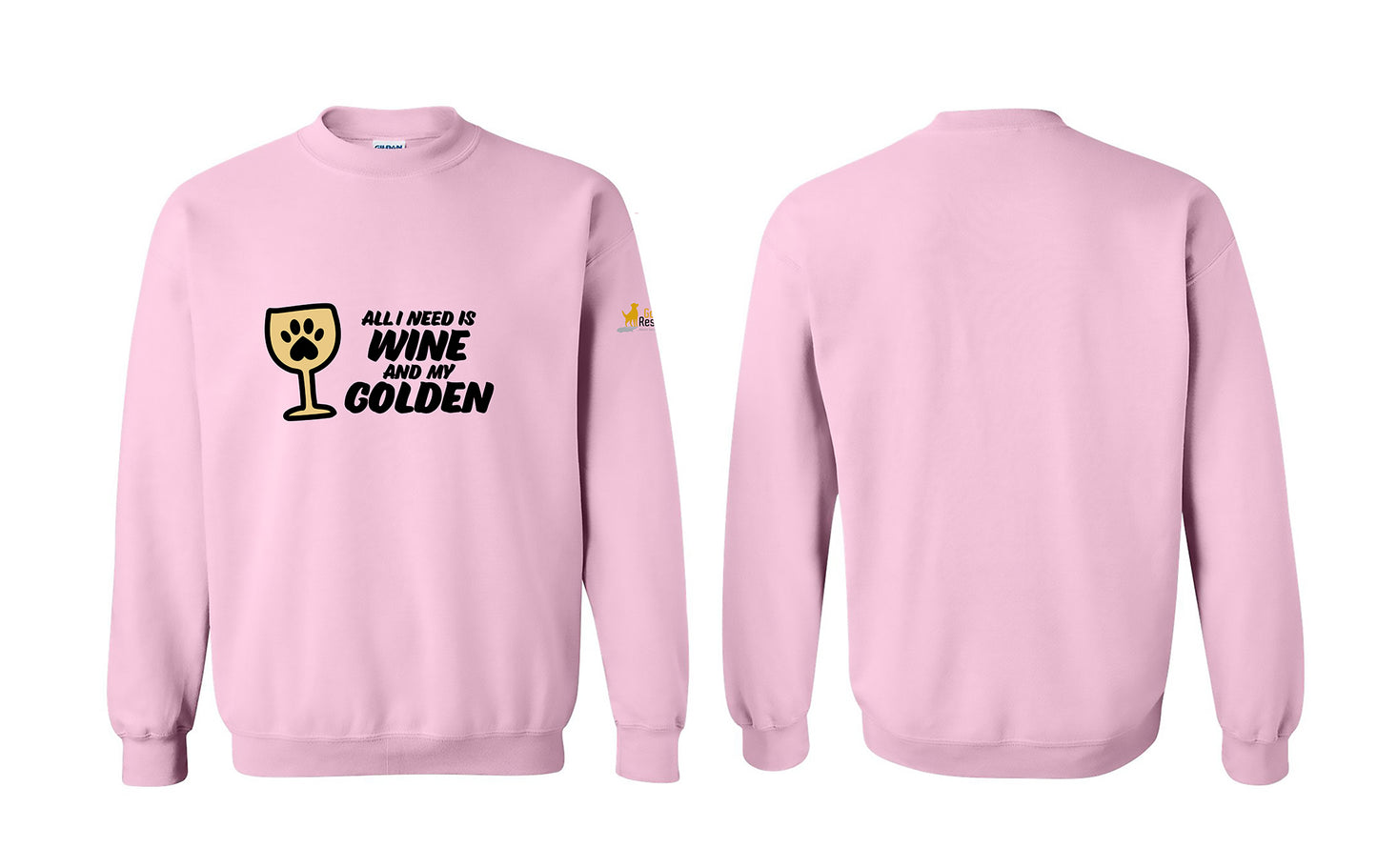 Sweatshirt - Wine & Golden