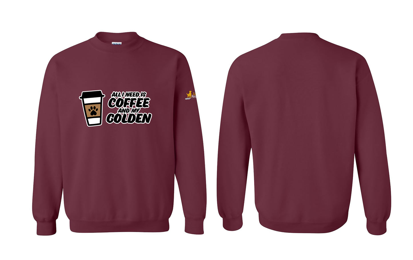 Sweatshirt - Coffee & Golden