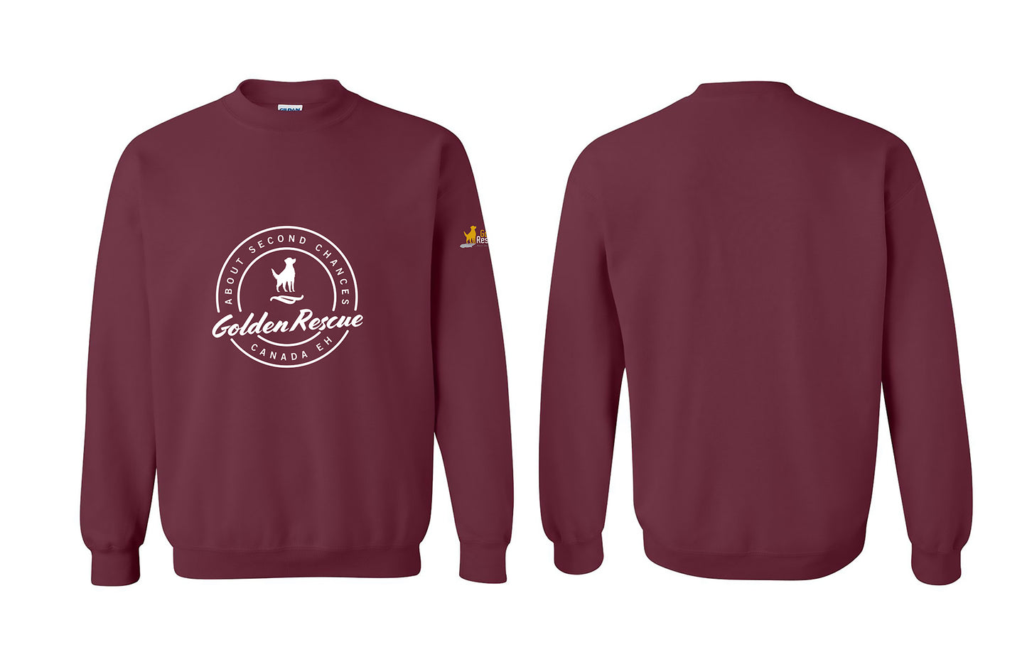 Sweatshirt - Golden Rescue Crest