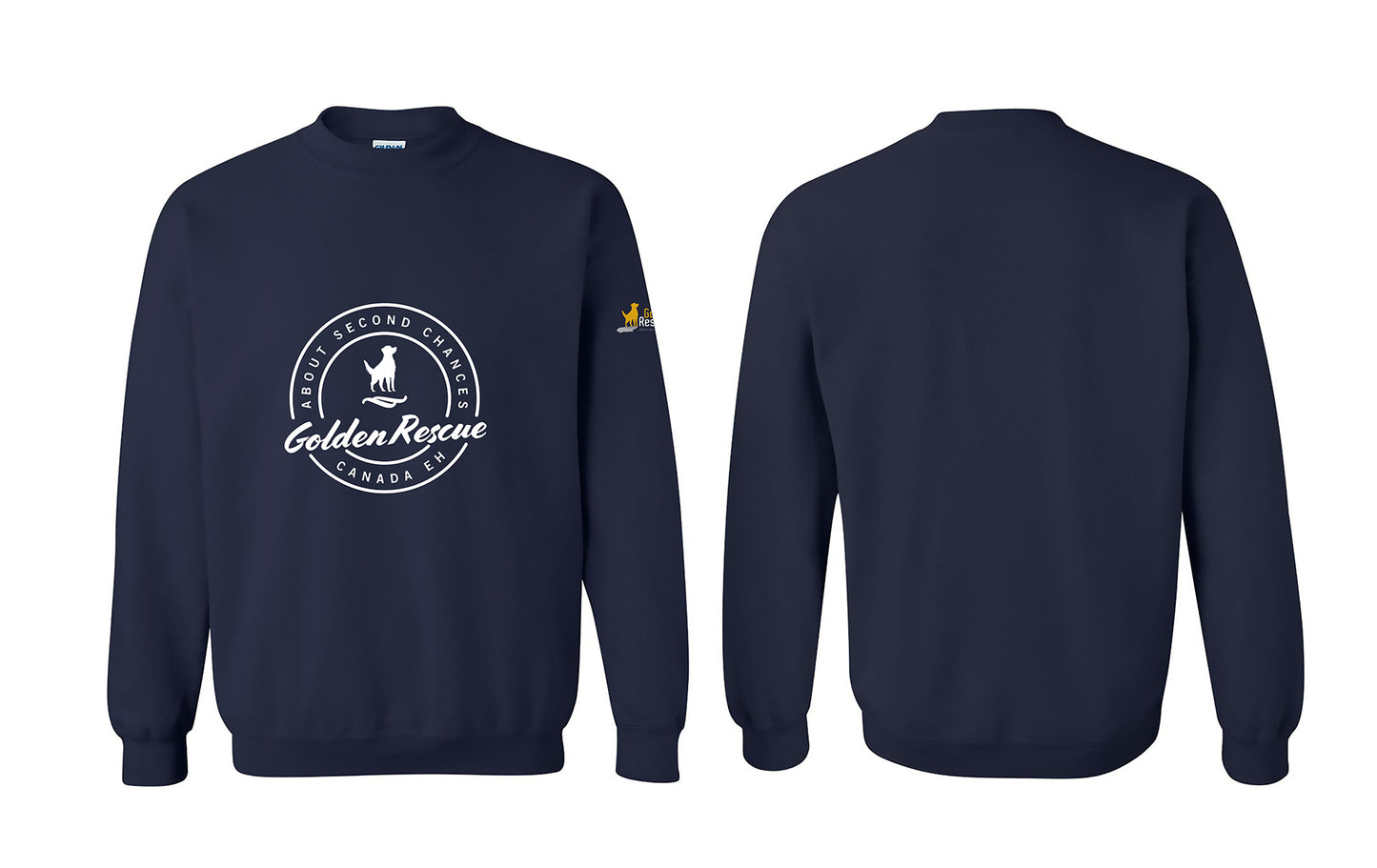 Sweatshirt - Golden Rescue Crest