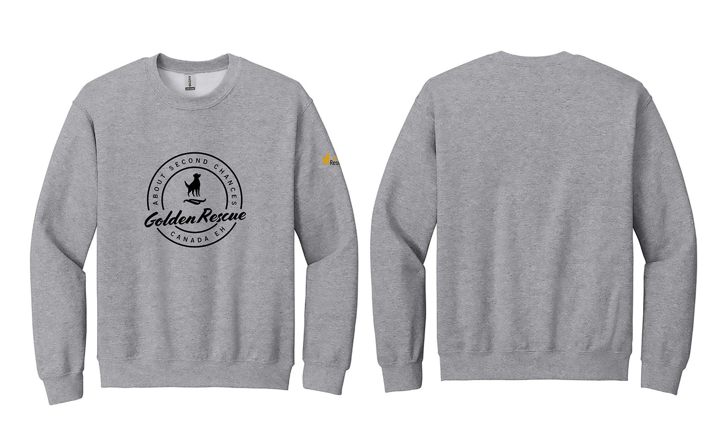 Sweatshirt - Golden Rescue Crest