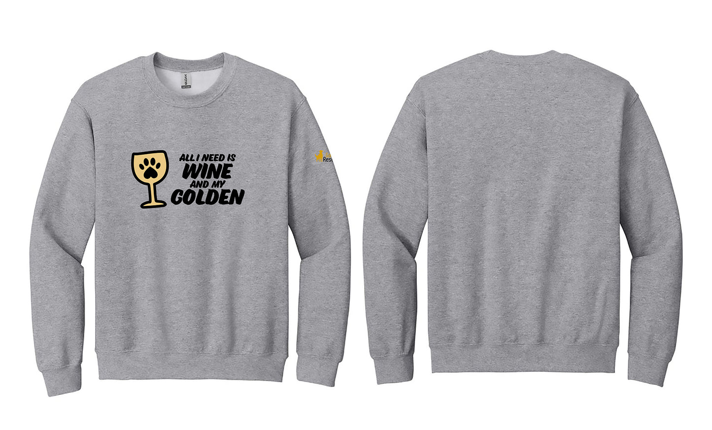 Sweatshirt - Wine & Golden
