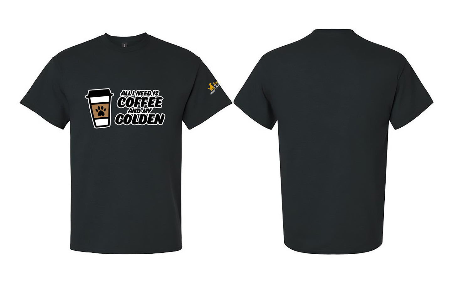 T-shirt - Coffee & Golden