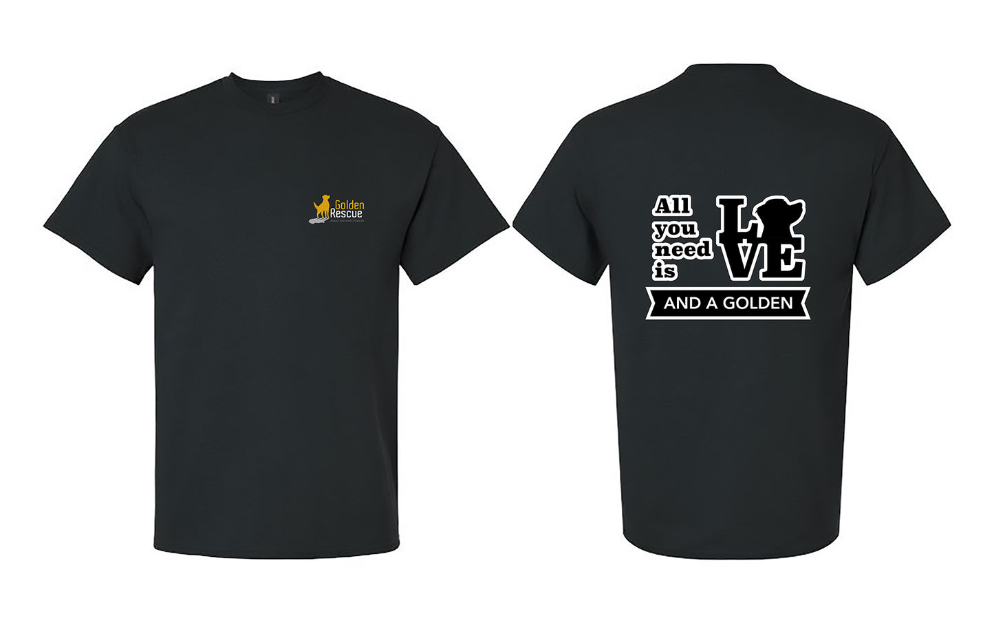 'T-shirt - Love & Golden