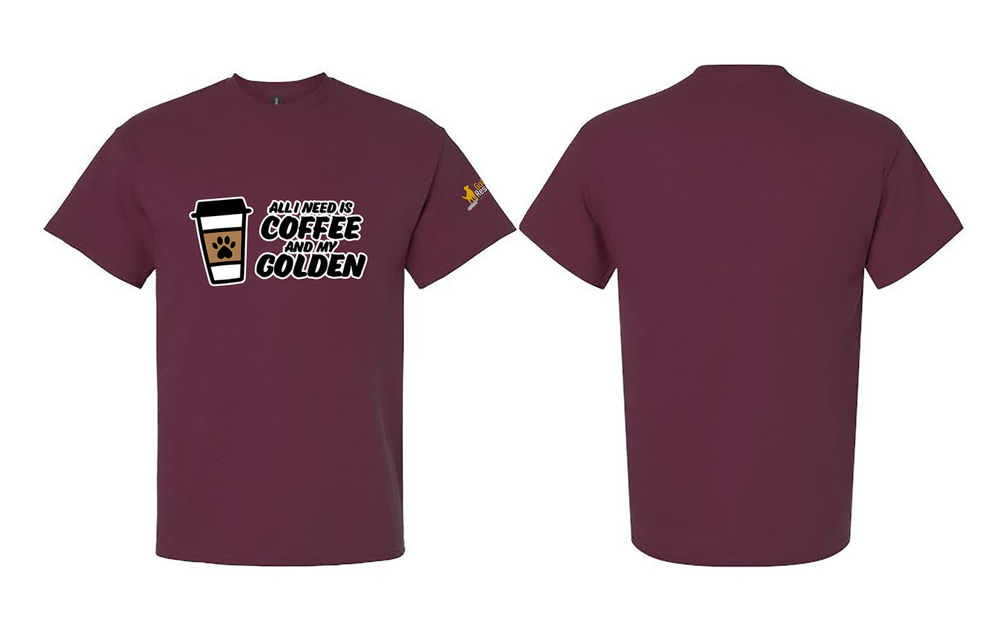 T-shirt - Coffee & Golden