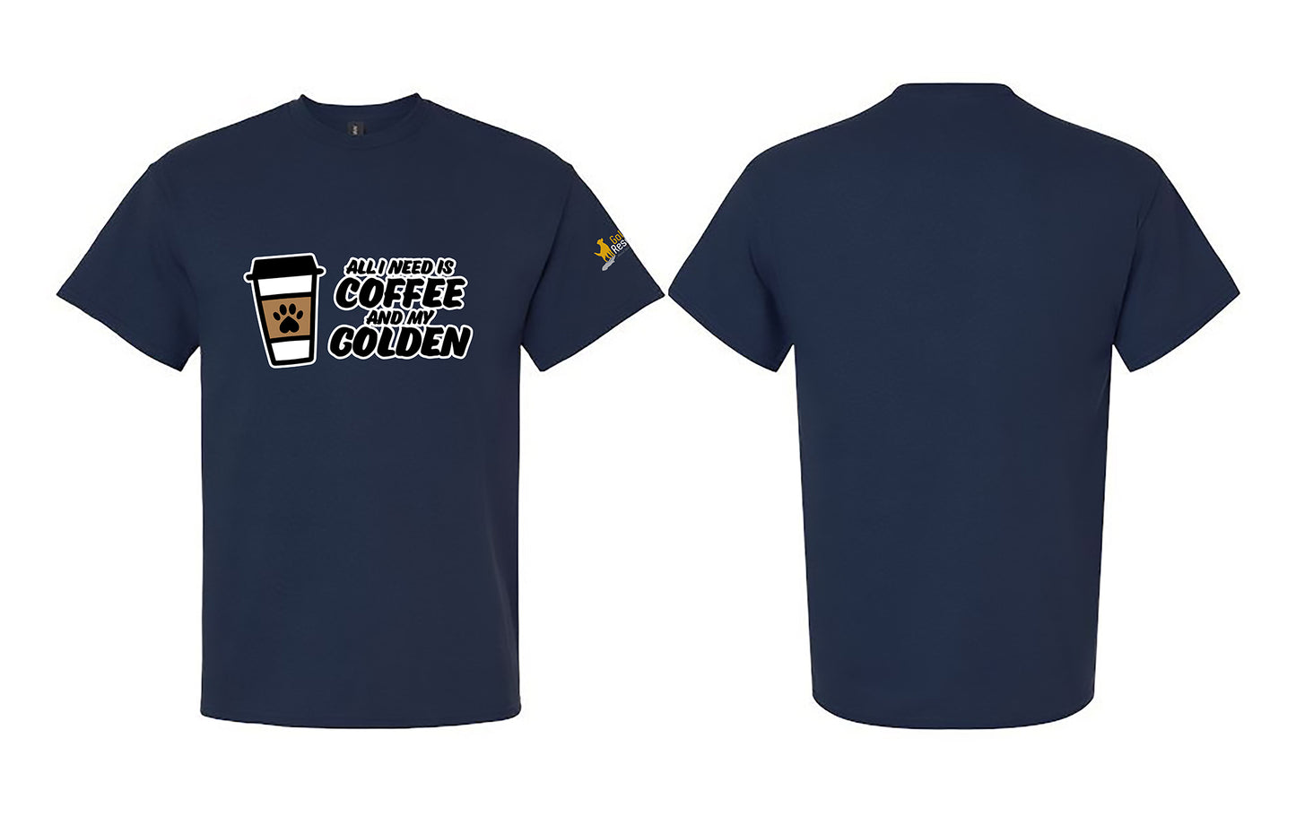 T-shirt - Coffee & Golden