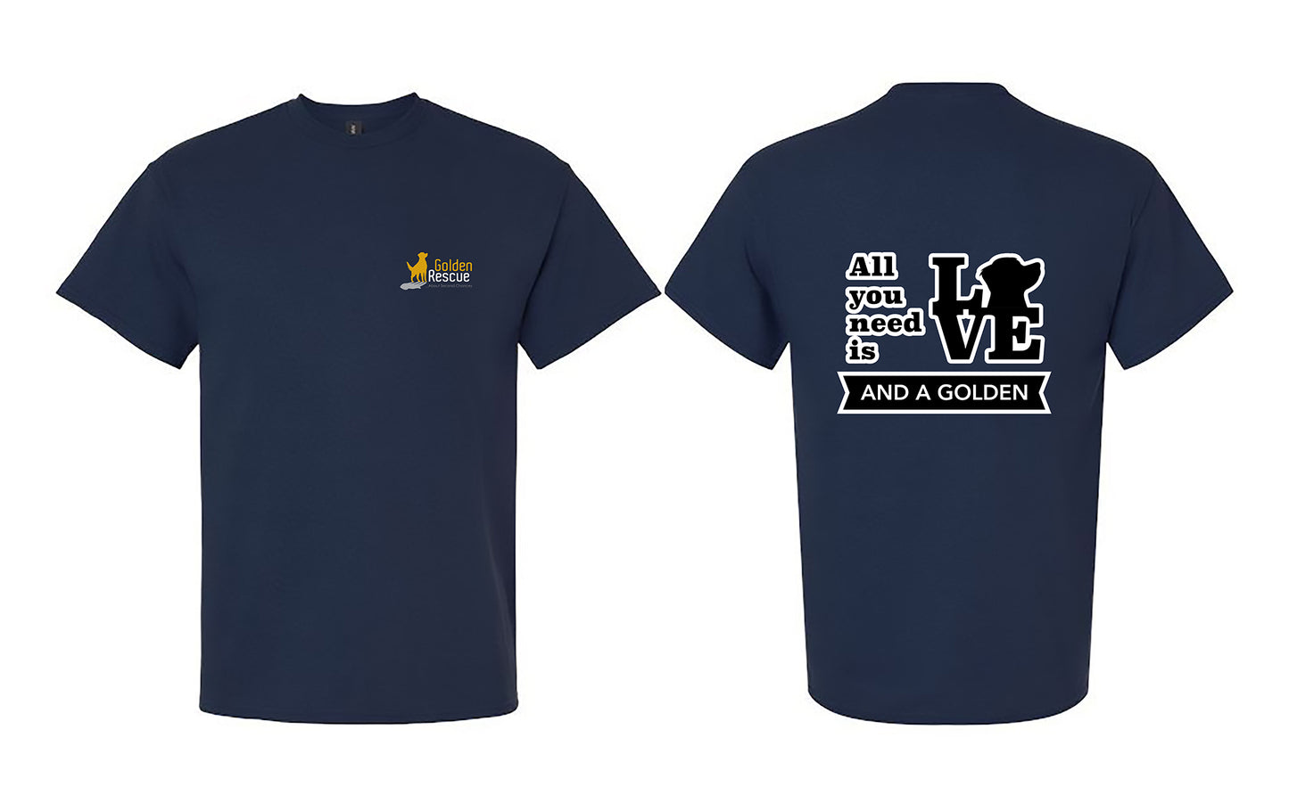 'T-shirt - Love & Golden