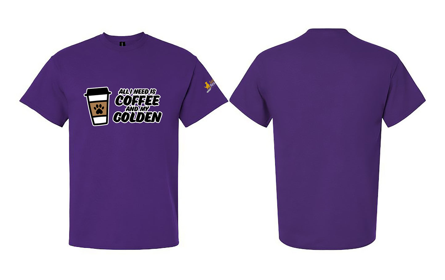 T-shirt - Coffee & Golden