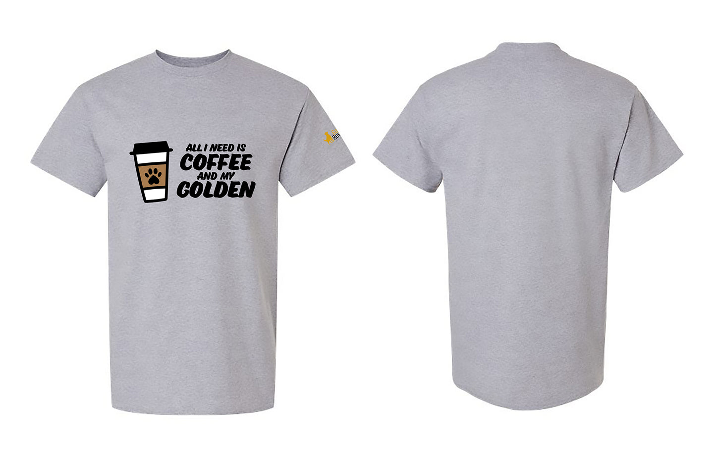 T-shirt - Coffee & Golden