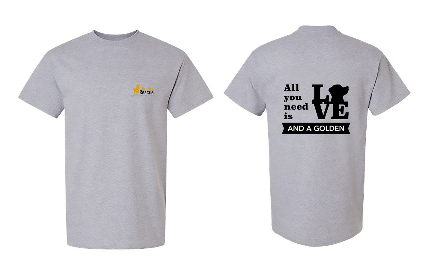 'T-shirt - Love & Golden