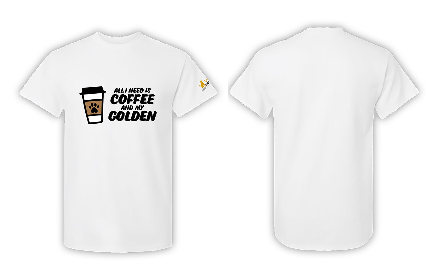 T-shirt - Coffee & Golden
