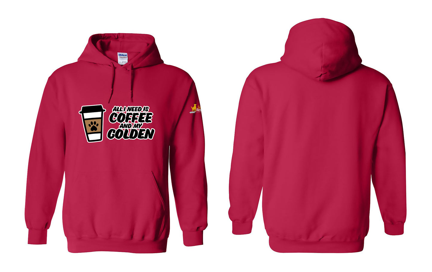 Hoodie - Coffee & Golden