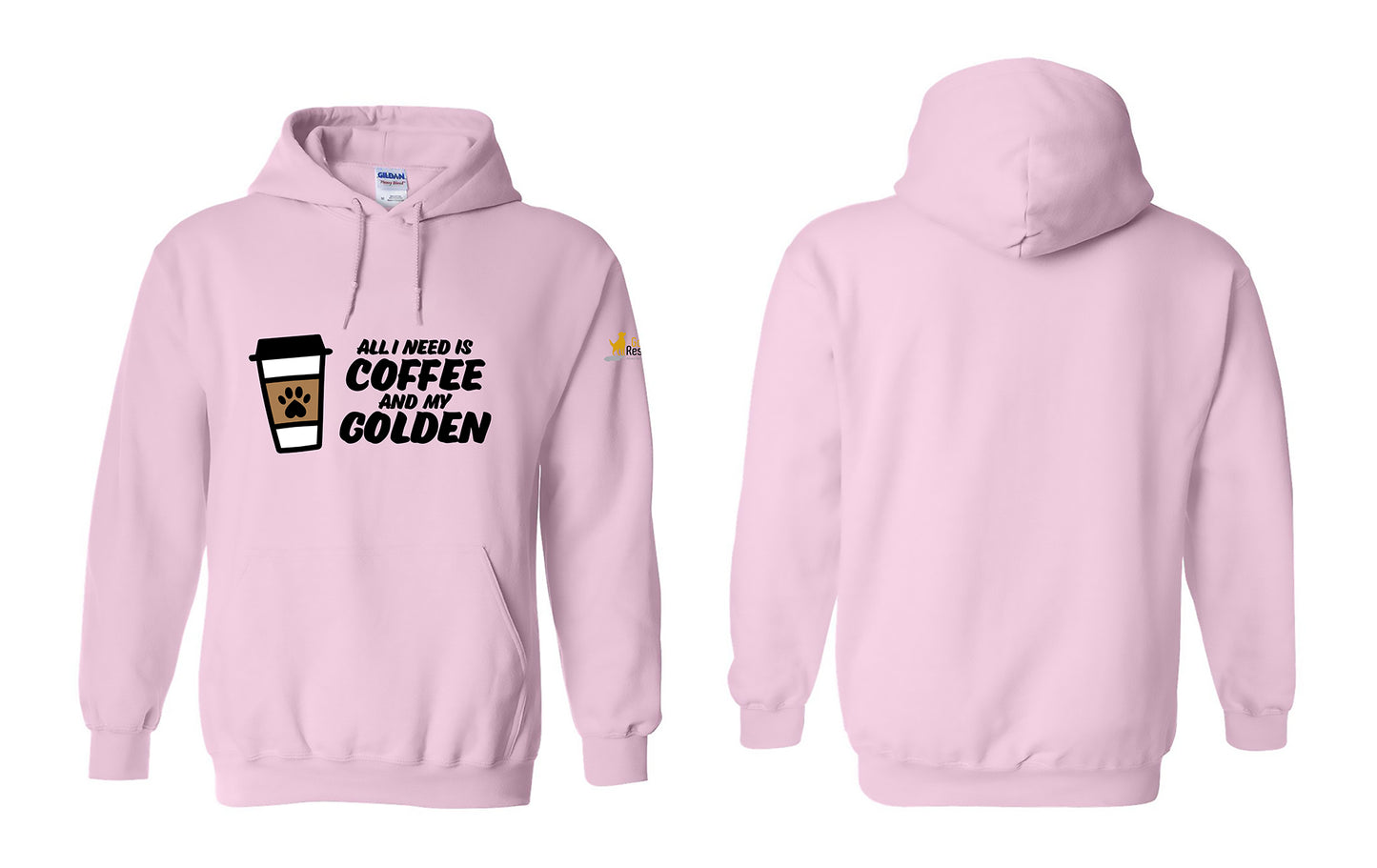 Hoodie - Coffee & Golden