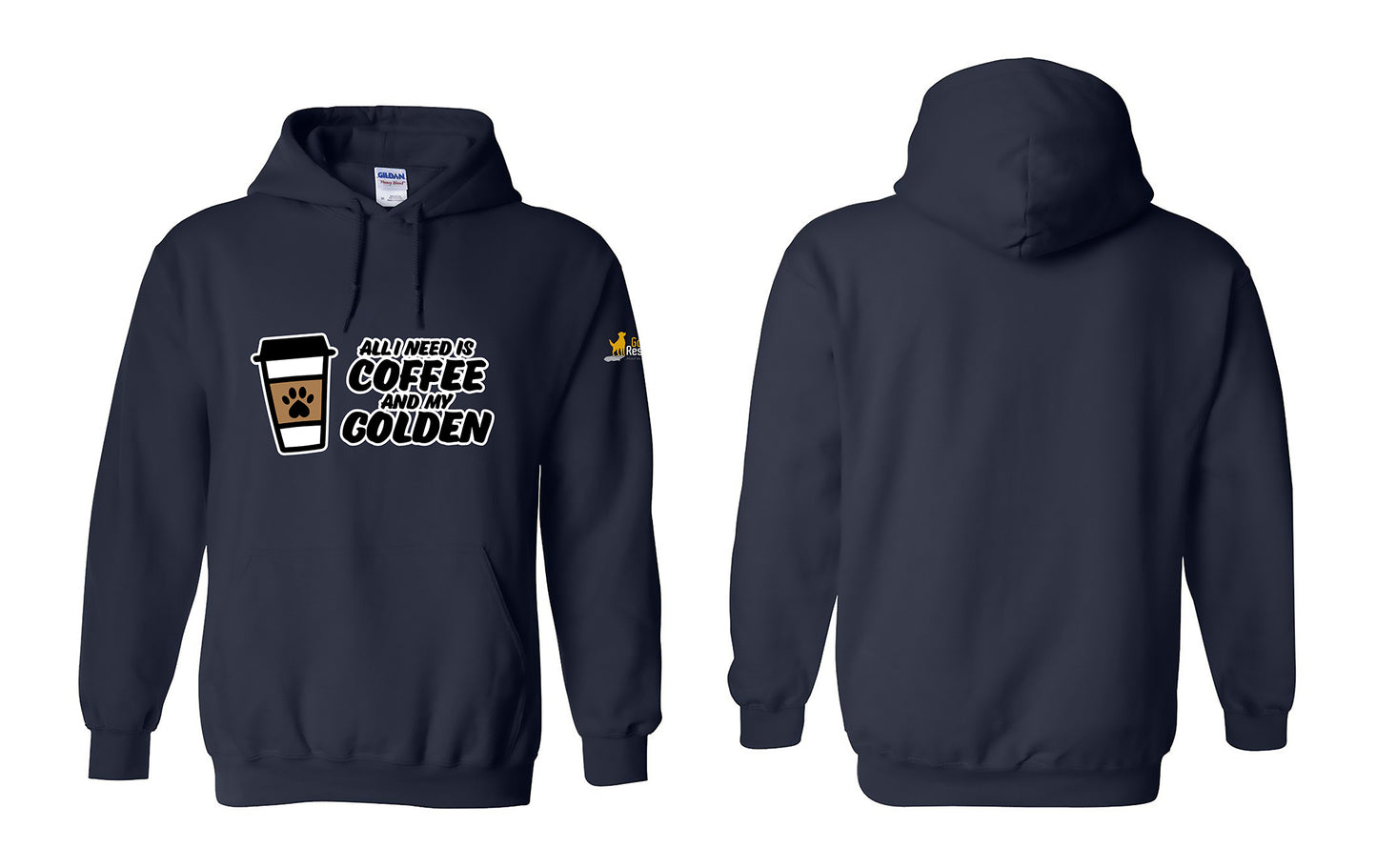 Hoodie - Coffee & Golden