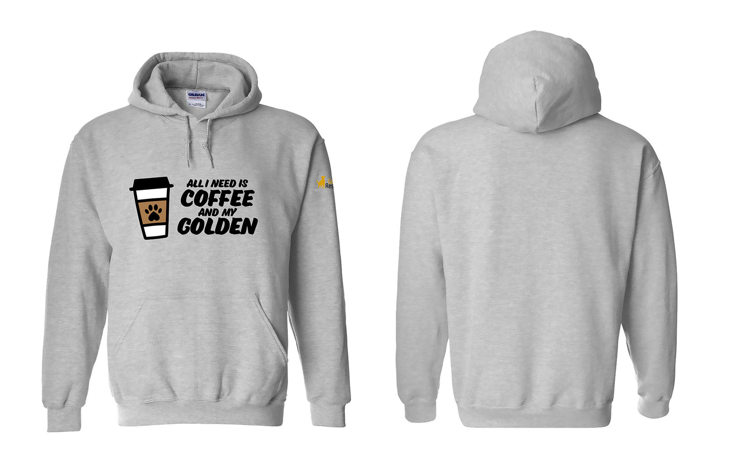 Hoodie - Coffee & Golden
