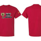 T-shirt - Wine & Golden
