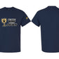 T-shirt - Wine & Golden