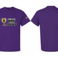T-shirt - Wine & Golden