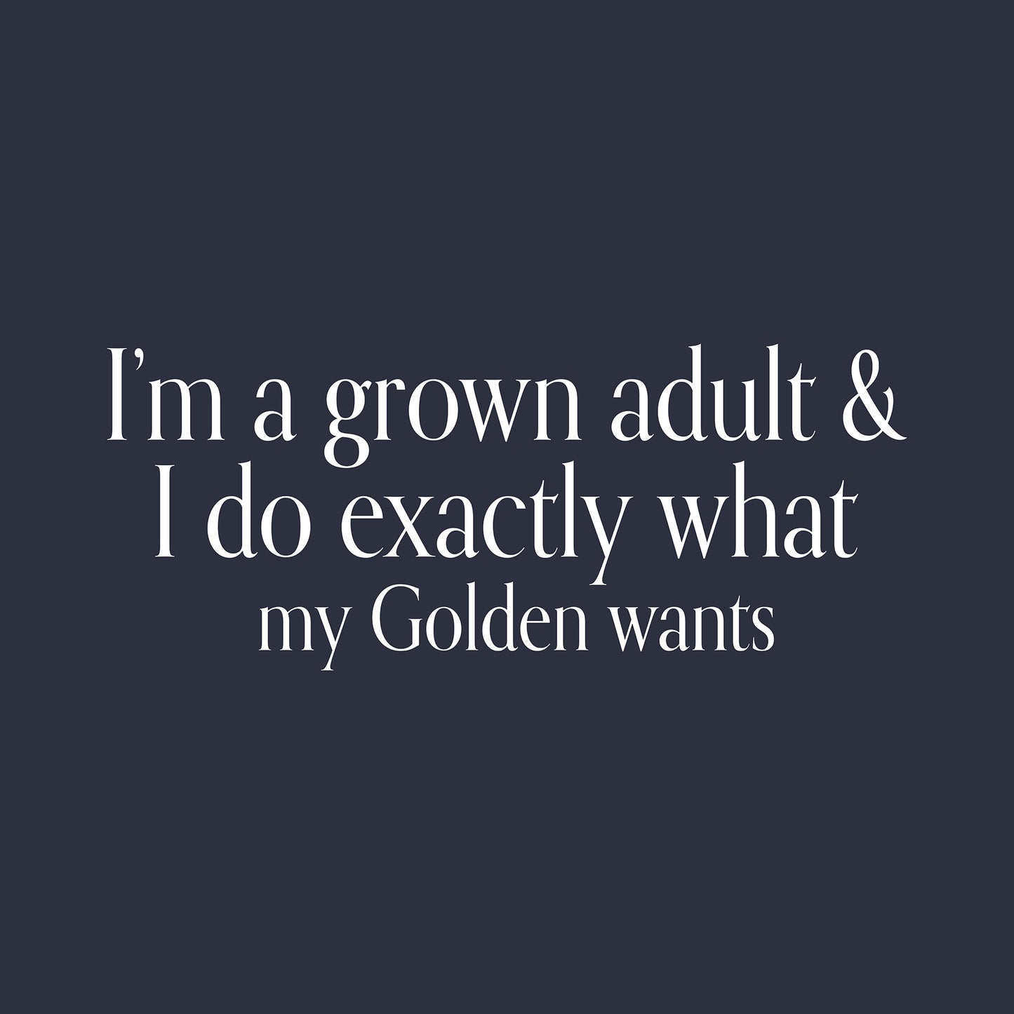 T-shirt - Grown Adult