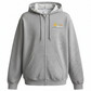 Hoodie - Zipper Embroidered Logo